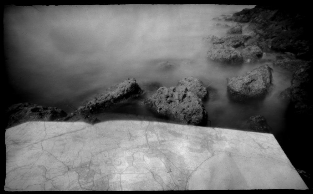 Pilgrimage - the route - pinhole photograph